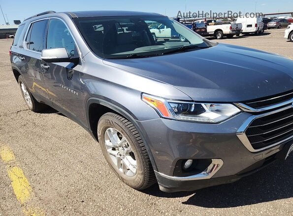 1GNEVGKW3MJ185296 2021 CHEVROLET TRAVERSE  Rear view
