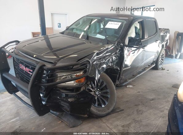 1GTG5BEN6M1105268 2021 GMC CANYON Black წინა მარცხენა ხედი სამი მეოთხედიდან