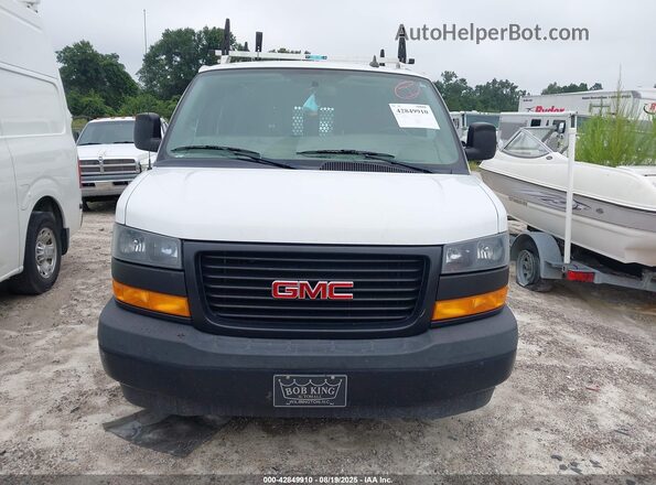 1GTW7AFP5K1303286 2019 GMC SAVANA 2500 White Widok zestawu wskaźników