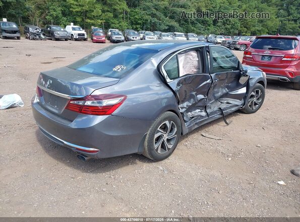 1HGCR2F35GA144424 2016 HONDA ACCORD Серый Задняя правая четверть