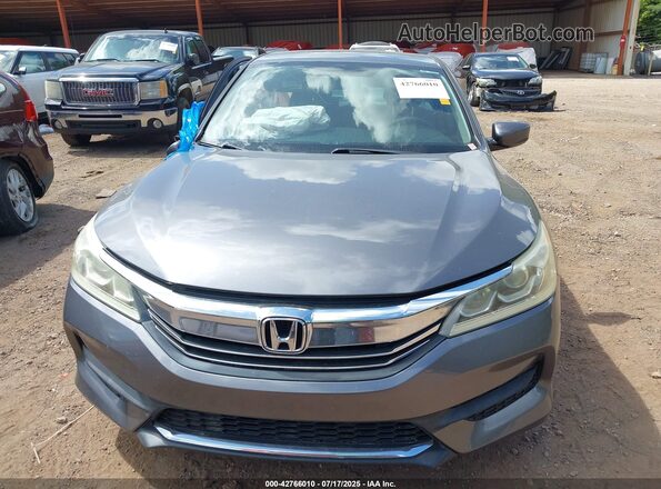 1HGCR2F35GA144424 2016 HONDA ACCORD Серый Вид щитка приборов