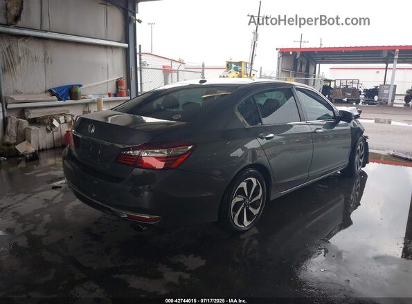 1HGCR2F84HA032145 2017 HONDA ACCORD Gray Հետևի աջ