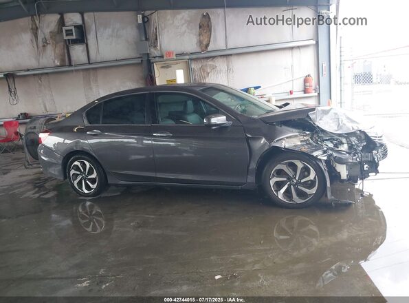 1HGCR2F84HA032145 2017 HONDA ACCORD Gray Սալոնի հետևի տեսք