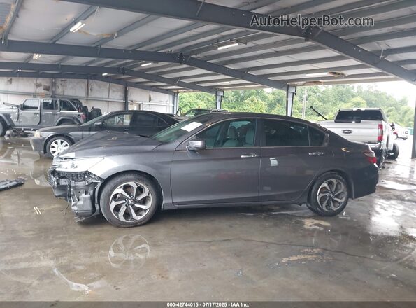 1HGCR2F84HA032145 2017 HONDA ACCORD Gray Սալոնի 360 աստիճան տեսք