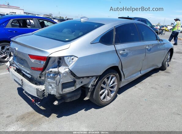 1HGCV1F14MA000170 2021 HONDA ACCORD Silver Trasero derecho