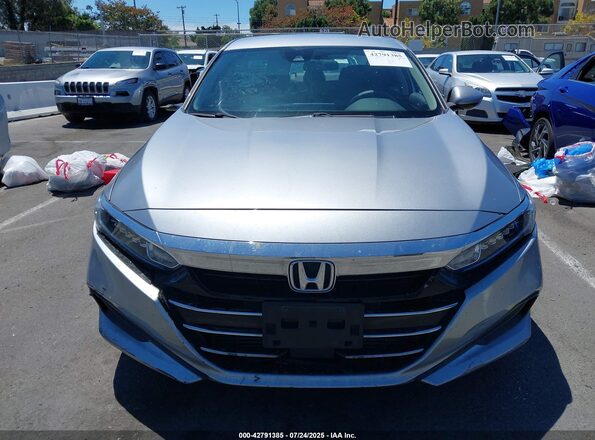 1HGCV1F14MA000170 2021 HONDA ACCORD Silver Vista del cuadro de instrumentos