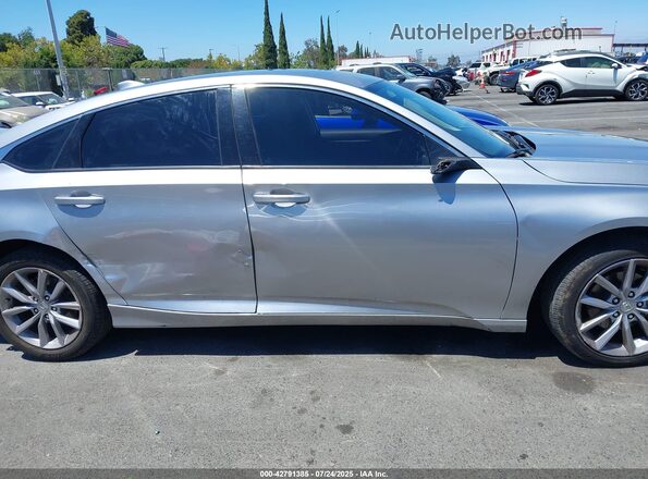 1HGCV1F14MA000170 2021 HONDA ACCORD Silver Vista interior trasera