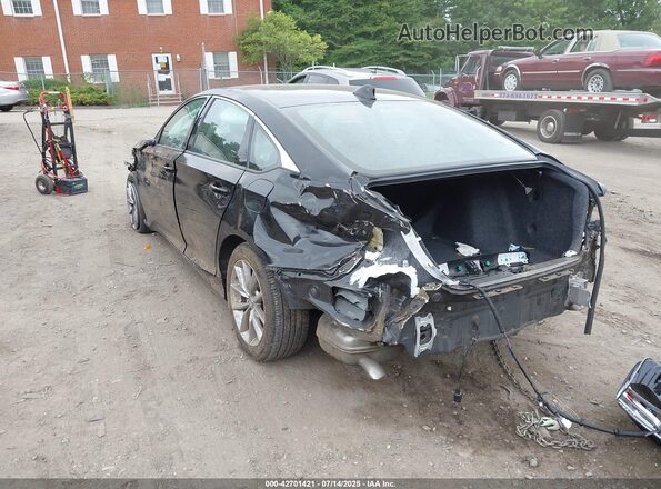 1HGCV1F17MA002365 2021 HONDA ACCORD Black Tył lewy