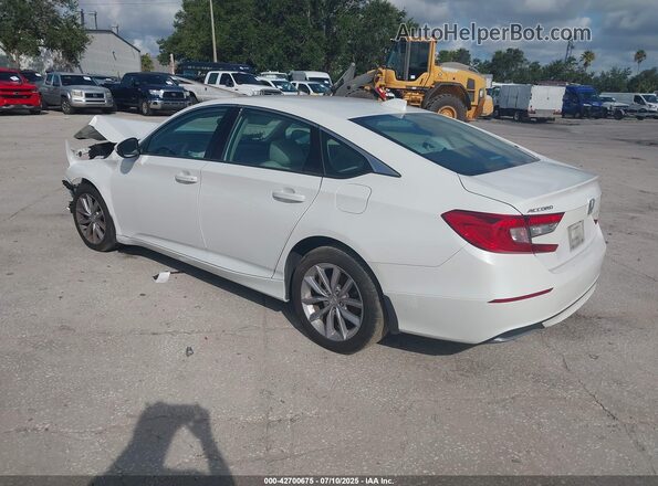 1HGCV1F18MA115533 2021 HONDA ACCORD White Задня ліва чверть