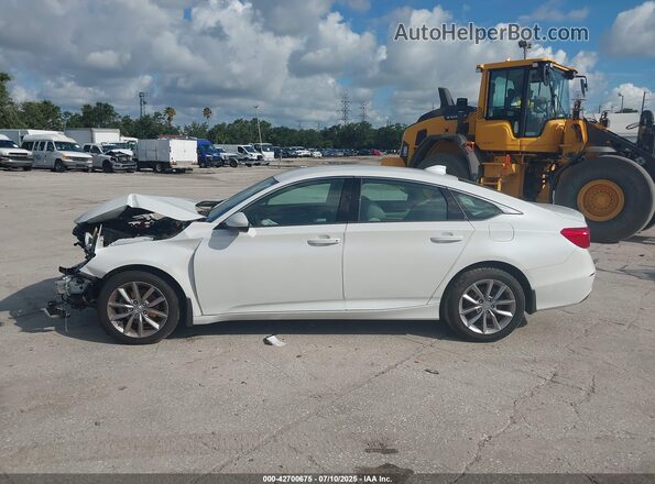 1HGCV1F18MA115533 2021 HONDA ACCORD White Вид задньої частини салону