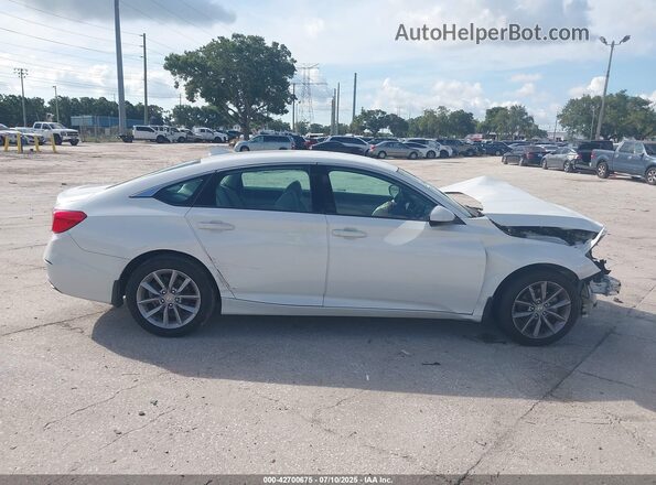 1HGCV1F18MA115533 2021 HONDA ACCORD White Вид щитка приладів