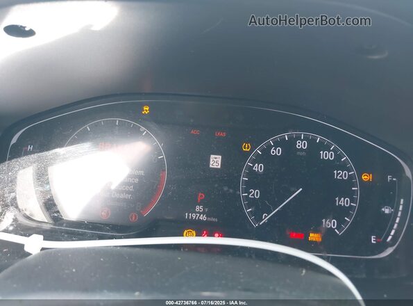 1HGCV1F33KA078468 2019 HONDA ACCORD Blue Widok tylnych siedzeń