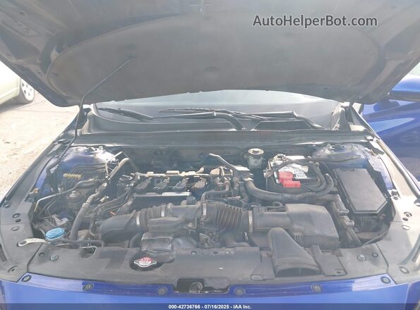 1HGCV1F33KA078468 2019 HONDA ACCORD Blue Widok z tyłu