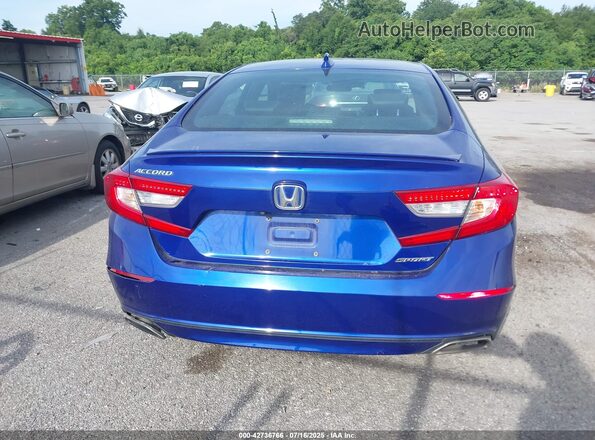 1HGCV1F33KA078468 2019 HONDA ACCORD Blue 