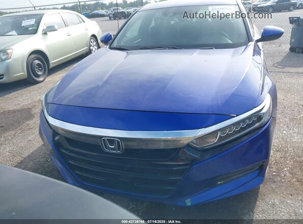 1HGCV1F33KA078468 2019 HONDA ACCORD Blue Widok zestawu wskaźników