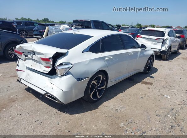 1HGCV1F33KA126471 2019 HONDA ACCORD SDN White 