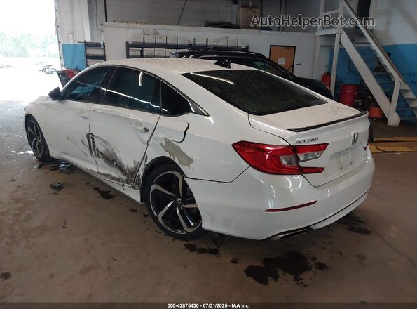 1HGCV1F34MA018637 2021 HONDA ACCORD White Задня ліва чверть