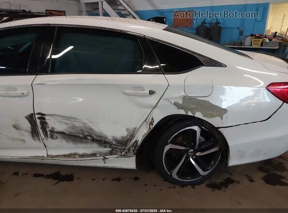 1HGCV1F34MA018637 2021 HONDA ACCORD White Вид спереду