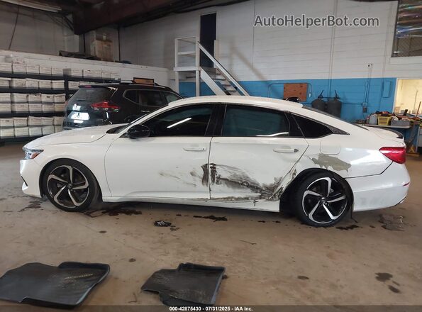 1HGCV1F34MA018637 2021 HONDA ACCORD White Панорамний вид салону 360°