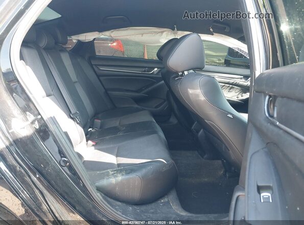 1HGCV1F35MA020378 2021 HONDA ACCORD Black VIN კოდის სტიკერის ხედი