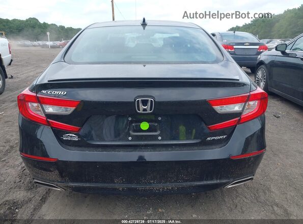 1HGCV1F38MA070708 2021 HONDA ACCORD Черный 