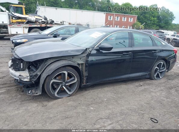 1HGCV1F38MA070708 2021 HONDA ACCORD Черный 