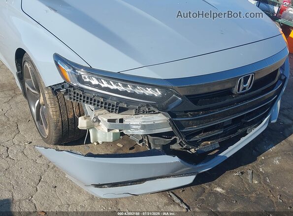 1HGCV1F3XMA110349 2021 HONDA ACCORD Синий Вид спереди