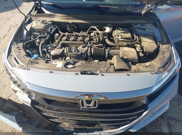 1HGCV1F3XMA110349 2021 HONDA ACCORD Синий Вид сзади