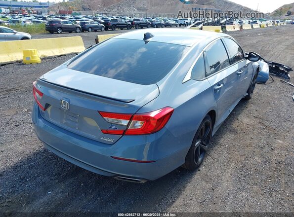 1HGCV1F4XMA040425 2021 HONDA ACCORD Light Blue უკანა მარჯვენა