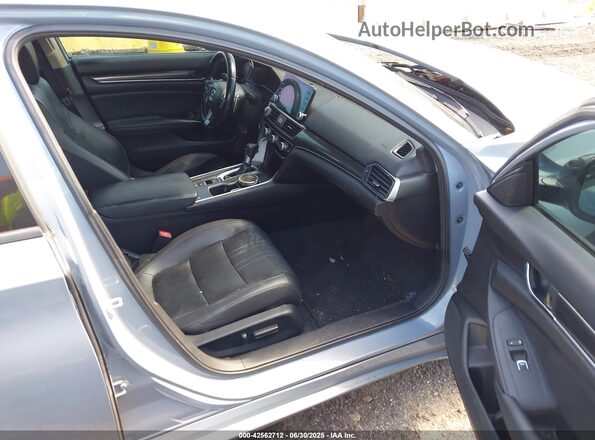 1HGCV1F4XMA040425 2021 HONDA ACCORD Light Blue წინა სალონის ხედი