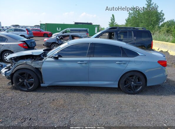 1HGCV1F4XMA040425 2021 HONDA ACCORD Light Blue 