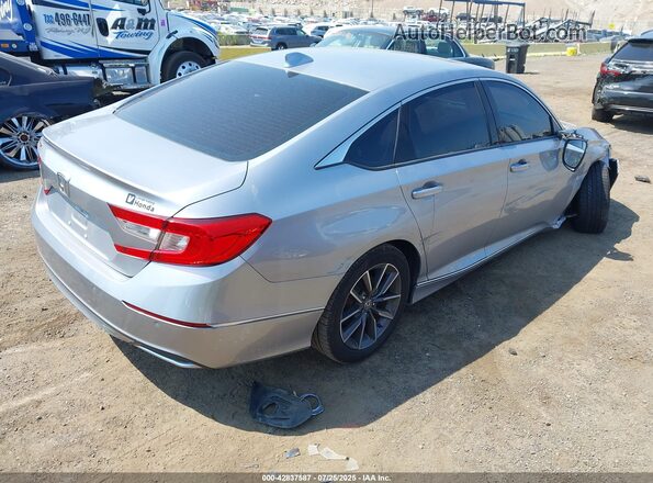 1HGCV1F50MA074446 2021 HONDA ACCORD Silver Задня права чверть