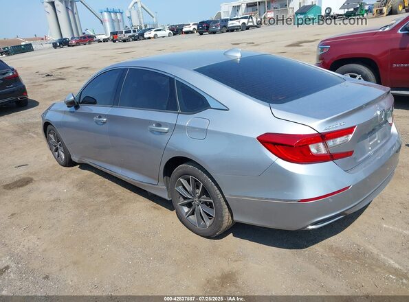 1HGCV1F50MA074446 2021 HONDA ACCORD Silver Задня ліва чверть