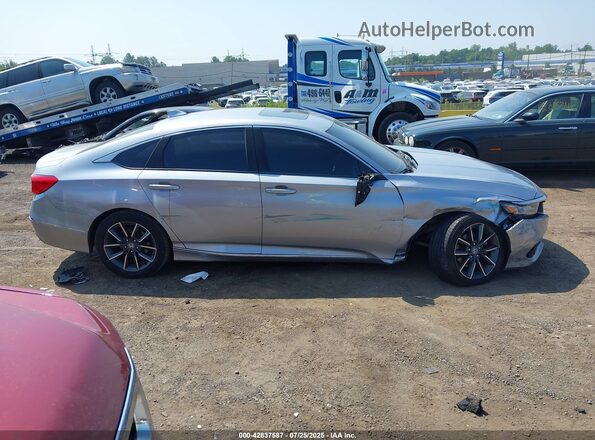1HGCV1F50MA074446 2021 HONDA ACCORD Silver Вид щитка приладів
