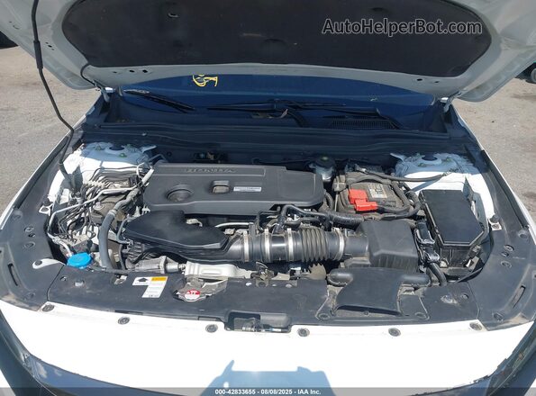 1HGCV2F3XKA036367 2019 HONDA ACCORD White Widok z tyłu