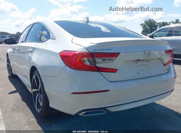 1HGCV2F3XKA036367 2019 HONDA ACCORD White Tył lewy