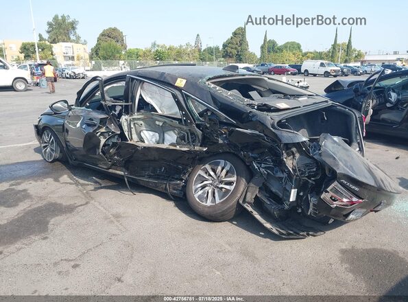 1HGCV3F54MA022961 2021 HONDA ACCORD Черный Задняя левая четверть