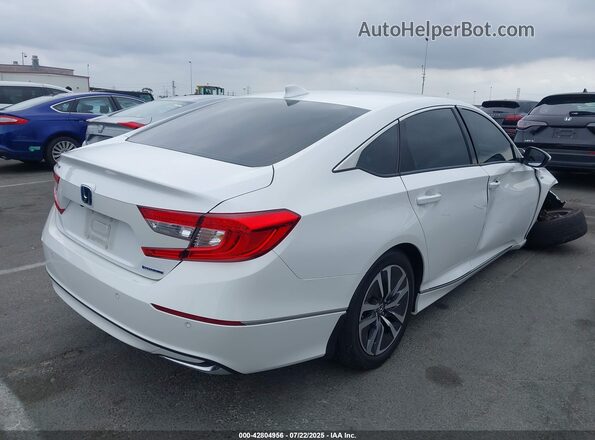 1HGCV3F58MA007475 2021 HONDA ACCORD Белый Задняя правая четверть