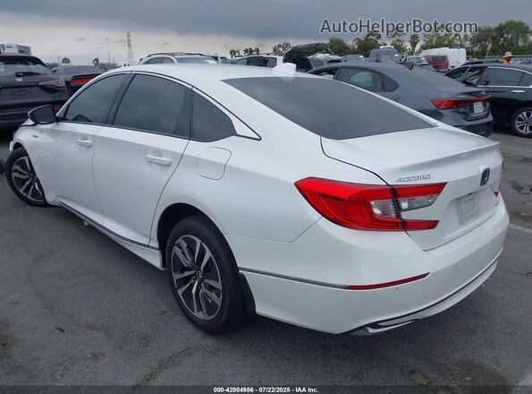1HGCV3F58MA007475 2021 HONDA ACCORD Белый Задняя левая четверть