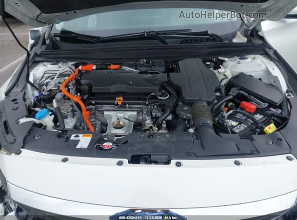 1HGCV3F58MA007475 2021 HONDA ACCORD Белый Вид сзади
