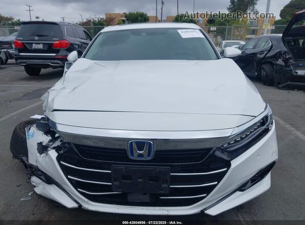 1HGCV3F58MA007475 2021 HONDA ACCORD Белый Вид щитка приборов