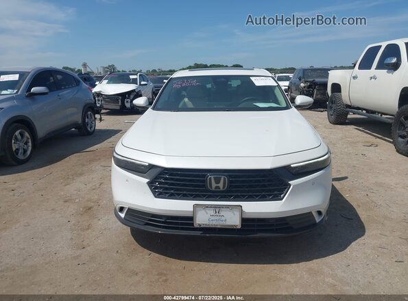1HGCY2F60PA055812 2023 HONDA ACCORD White Вид щитка приладів