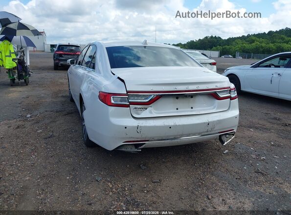 1LN6L9PK9K5604578 2019 LINCOLN CONTINENTA White Vista frontal