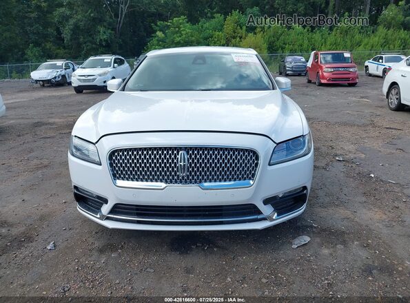 1LN6L9PK9K5604578 2019 LINCOLN CONTINENTA White Vista del cuadro de instrumentos