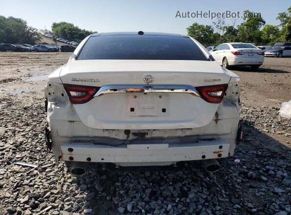 1N4AA6AP2HC384072 2017 NISSAN MAXIMA Белый Вид сзади