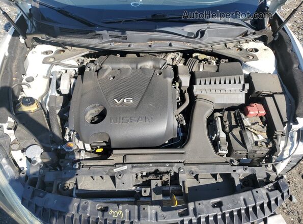 1N4AA6AP2HC384072 2017 NISSAN MAXIMA Белый Вид задней части салона