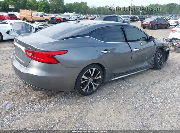 1N4AA6APXJC405644 2018 NISSAN MAXIMA Серебряный Задняя правая четверть