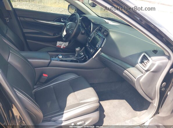 1N4AA6DV9LC373475 2020 NISSAN MAXIMA SL Black Widok wnętrza z przodu