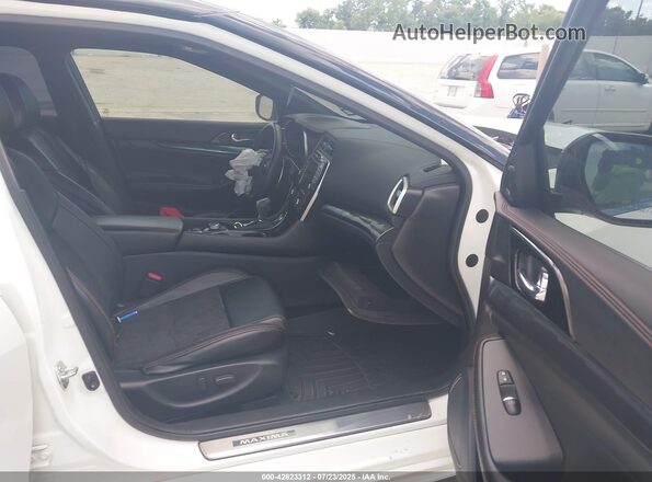 1N4AA6EV3LC384437 2020 NISSAN MAXIMA SR White Вид салону спереду
