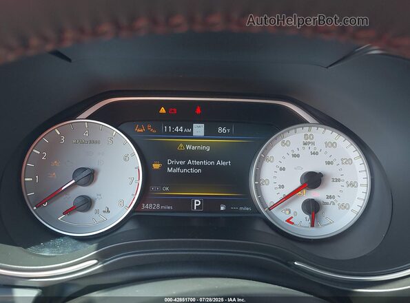 1N4AA6FV5MC510295 2021 NISSAN MAXIMA PLATINUM Gray Vista de los asientos traseros